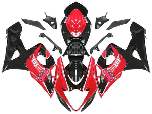 Fairings For Suzuki GSXR 1000 Black and Red GSXR  (2005-2006)