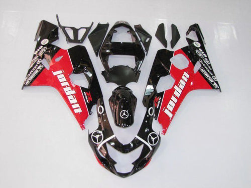 Fairings For Suzuki - GSXR600-750 K4 04-05 Red 