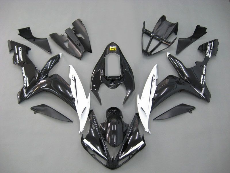 Fairings For Yamaha YZF-R1 Black White R1  (2004-2006)
