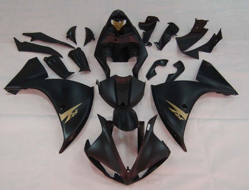 Fairings For Yamaha YZF-R1 Black Matte R1  (2009-2012)