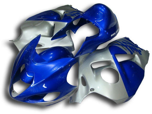 Fairings For Suzuki - GSXR1300 1996-2007 Silver and Blue