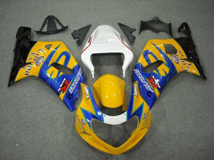 Fairings For Suzuki GSXR 600 (2001-2003) Yellow Blue White