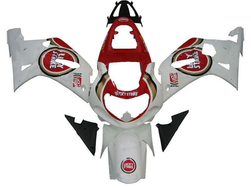Fairings For Suzuki GSXR 750 White Red  (2001-2003)