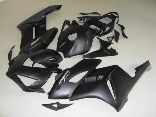 Fairings For Honda - CBR1000RR 04-05 Matt Black and White Decals