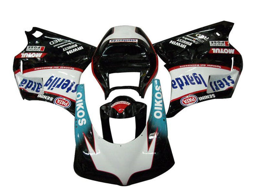 Fairings For Ducati 996 Black White Sterilgarda  (1994-2002)