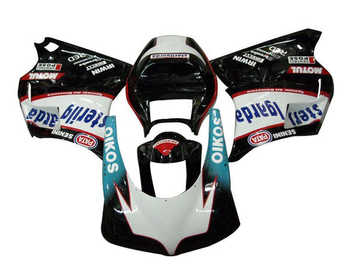 Fairings For Ducati 996 Black White Sterilgarda  (1994-2002)