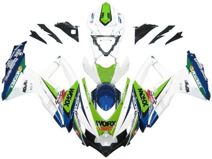 Fairings For Suzuki GSXR 600 750 Multi-Color Worx  (2008-2009-2010)
