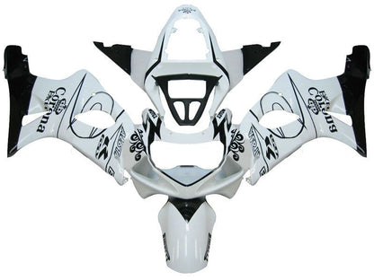 Fairings For Suzuki GSXR 1000 White & Black Corona  (2000-2002)