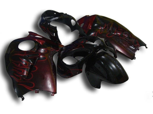 Fairings For Suzuki - GSXR1300 Hayabusa 1996-2007 Redish Flame