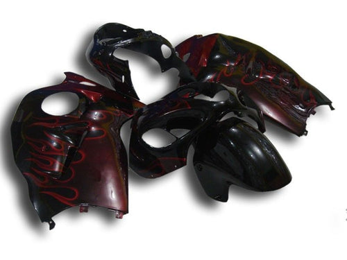 Fairings For Suzuki - GSXR1300 Hayabusa 1996-2007 Redish Flame