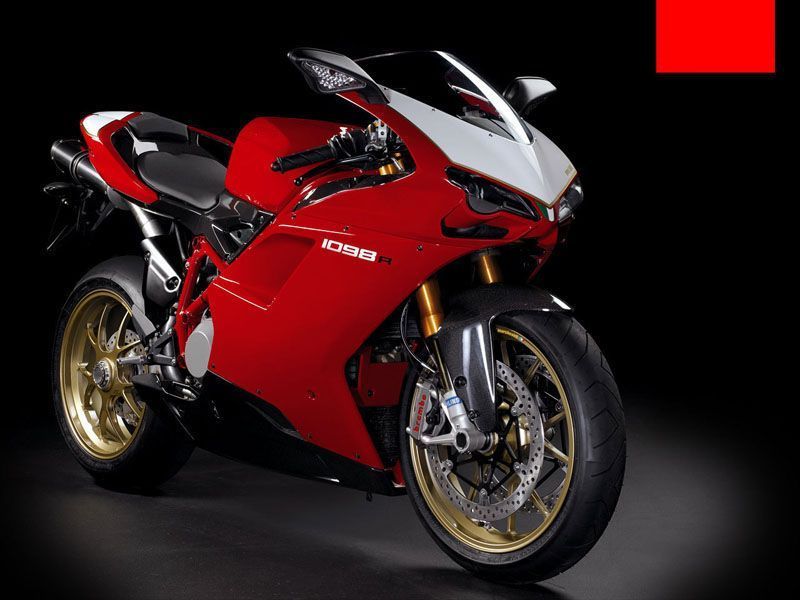 Fairings For Ducati 1098 1198 848  Red White Center 1098  (2007-2011)