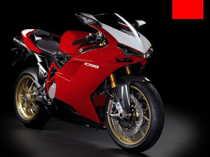 Fairings For Ducati 1098 1198 848  Red White Center 1098  (2007-2011)
