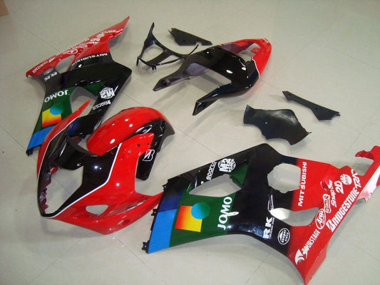 Fairings For Suzuki GSX-R1000, 2003-2004 - Red & Black