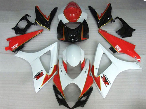 Fairings For Suzuki - GSXR1000 K7 07-08 White Red