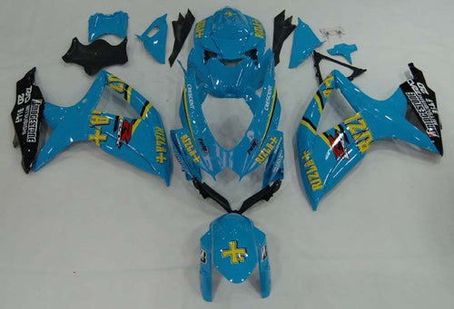 Fairings For Suzuki GSXR 600 750 Blue  (2008-2009-2010)