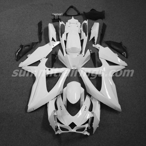 Unpainted Fairings For Suzuki GSXR600750 08 - 10 Aftermarket ABS 