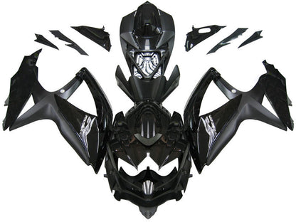 Fairings For Suzuki GSXR 600 750 All Black Suzuki (2008-2009-2010)