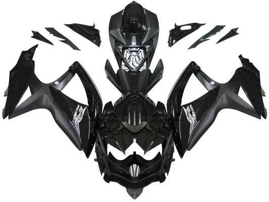 Fairings For Suzuki GSXR 600 750 All Black Suzuki (2008-2009-2010)