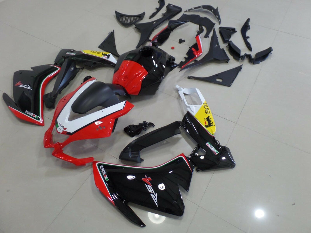 Fairings fit for RS4 50 125 2011-2014 Red and Black 615