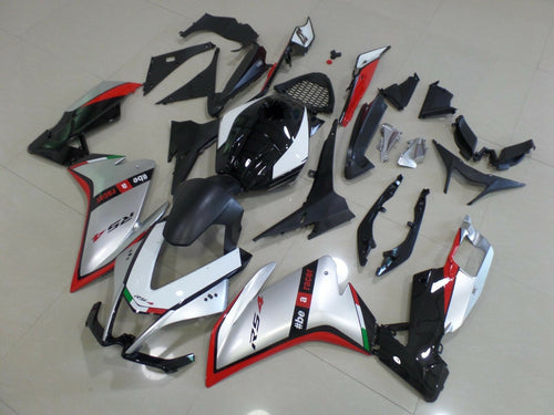 Fairings fit for RS4 50 125 2011-2014 Silver Red White