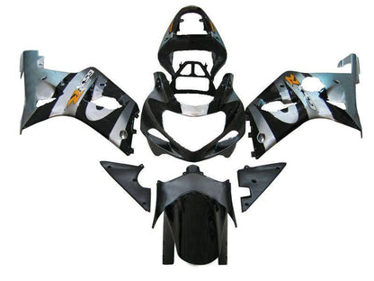 Fairings For Suzuki GSXR 1000 Silver & Black (2000-2002)