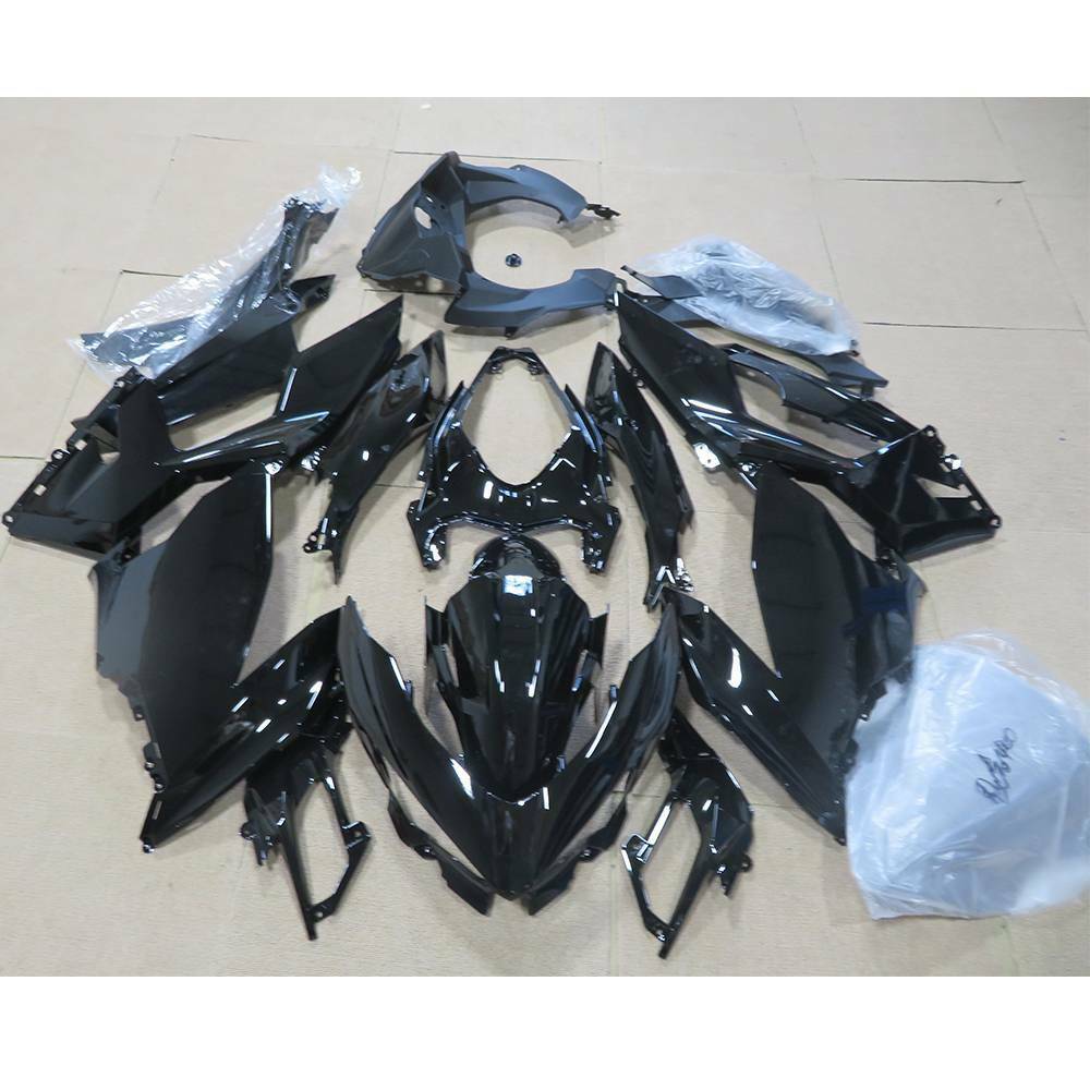 Fairings For Kawasaki Ninja 400 2018 2019 2020 EX400 glossy Black