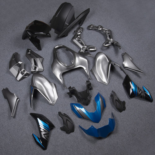 Fairing Fit For Kawasaki Z900 2017-2019 Blue Sliver