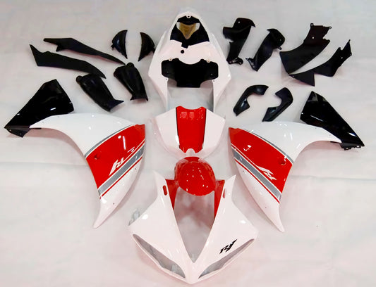 Fairings For Yamaha YZF-R1 White & Red R1 (2009-2012)