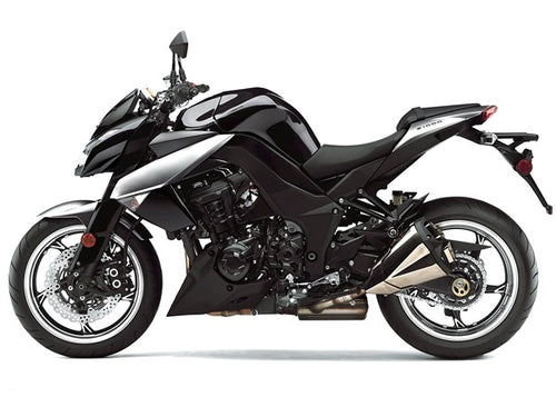 Fairings For 2010-2013 Kawasaki Z1000 Gloss Black/Silver