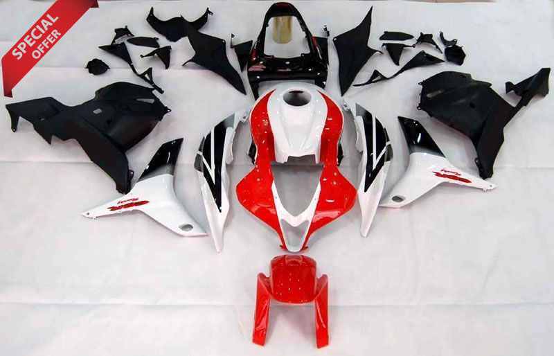 Fairings For Honda CBR 600 RR Red White Black CBR (2009-2012)